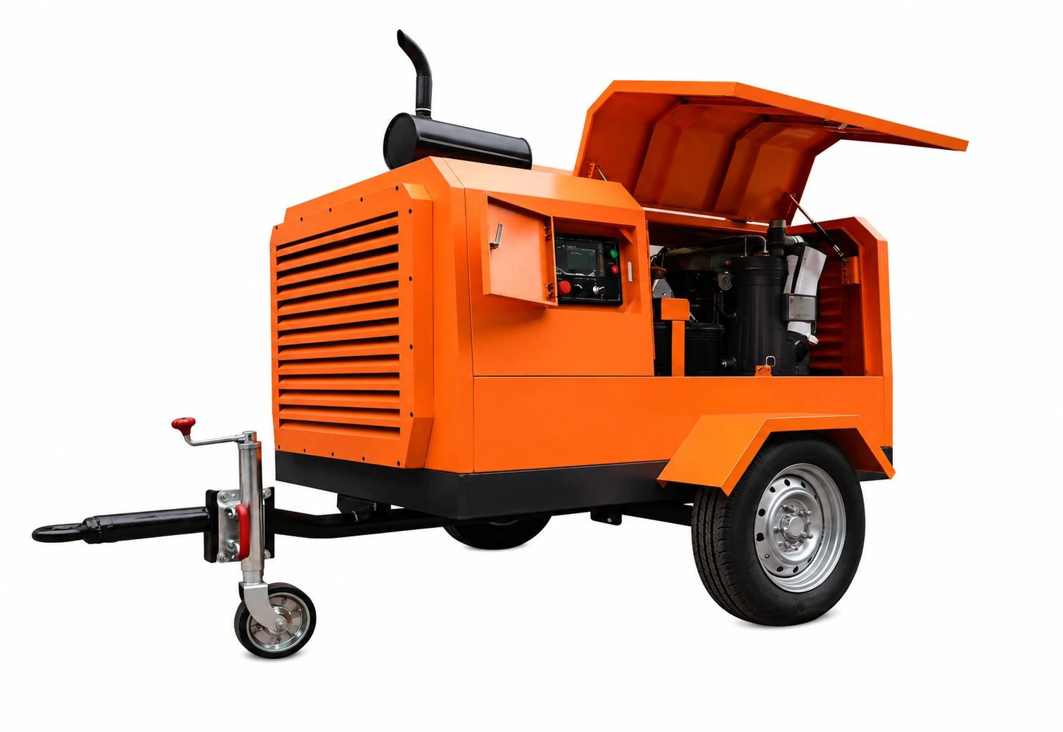Portable Diesel Screw Air Compressor
